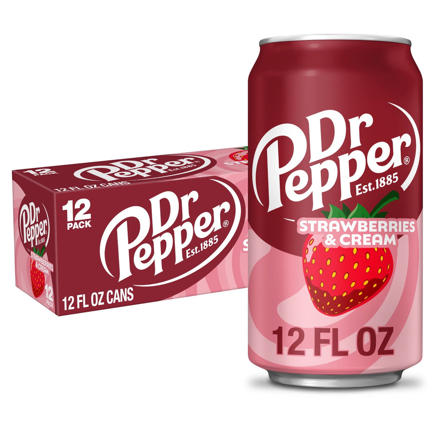 Dr Pepper Strawberries & Cream Soda L6